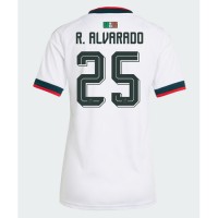 Stroje piłkarskie Meksyk Roberto Alvarado #25 Koszulka Wyjazdowej dla damskie MŚ 2026 Krótki Rękaw